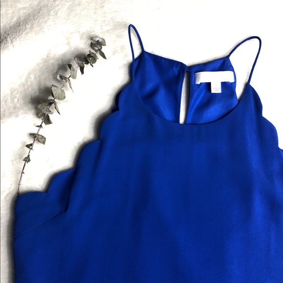 Lost April Dresses & Skirts - NWOT Scalloped, high neck dress 👗